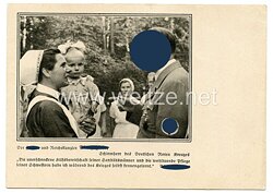 III. Reich - Propaganda-Postkarte - " Adolf Hitler - Schirmherr des Deutschen Roten Kreuzes "