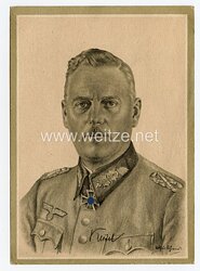 Heer - Propaganda-Postkarte von Ritterkreuzträger Generalfeldmarschall Wilhelm Keitel