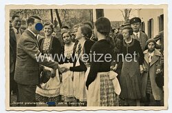 III. Reich - Propaganda-Postkarte - " Adolf Hitler - Jugend gratuliert dem Führer "