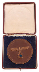 III. Reich - nichttragbare Teilnehmerplakette " Der Regierungspräsident Koblenz - Eifel-Geländefahrt 1939"
