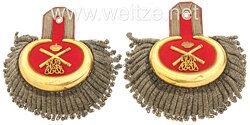 Königreich Bayern Paar Epauletten für Kronprinz Rupprecht von Bayern als Inhaber des 2. Infanterie-Regiments Kronprinz