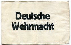 Armbinde "Deutsche Wehrmacht" für Zivilangestellte der WH