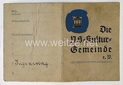 III. Reich - Die NS-Kulturgemeinde e.V. - Mitgliedskarte