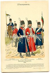 Knötel Uniformtafel "Bosniaken-Regiment" 1792,