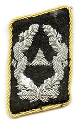Luftwaffe Einzel Kragenspiegel für einen Beamten im Reichsluftfahrt Ministerium ( RLM ) im Rang eines Majors, 2.Form