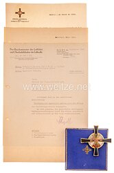 Faschistisches Spanien Imperialer Orden vom Joch und den Pfeilen: Bruststern zum Großkreuz, verliehen an den deutschen General der Falkartillerie Alfred Haubold 1943