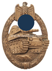 Panzerkampfabzeichen in Bronze - Steinhauer & Lück