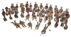 Aus der Fundgrube: Elastolin und Lineol - Set von 40 Soldaten, Preussen, 1.Weltkrieg 