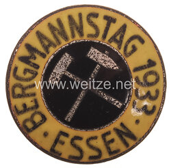 Erinnerungsabzeichen "Bergmannstag Essen 1933"
