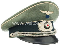 Wehrmacht Heer Schirmmütze für Offiziere der Infanterie