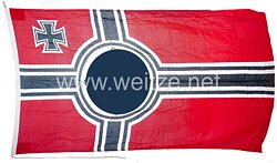 Kriegsmarine Reichskriegsflagge, große Ausführung für ein Schlachtschiff, Schwerer Kreuzer, etc.