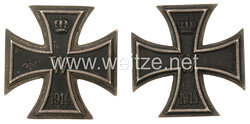 Preussen Eisernes Kreuz 1914 1. Klasse 2 Exemplare aus dem Besitz von Major Heino Rückward, Kommandeur des Landsturm-Infanterie-Regiment 602 