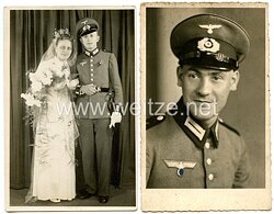 Wehrmacht Hochzeitsfotos eines Soldaten des Heeres