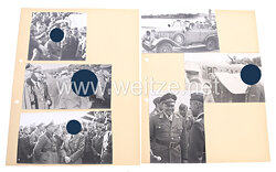 III. Reich Fotogruppe, Adolf Hitler besucht auf einen Feldflugplatz die Truppe
