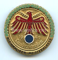 Standschützenverband Tirol-Vorarlberg - Landesschießen 1940 in Gold mit Eichenlaubkranz " Kleinkaliber-Meisterklasse "