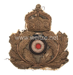 Kaiserliche Marine 1. Weltkrieg Mützenabzeichen für Offiziere im Flandernkorps