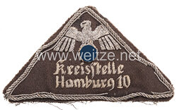 Deutsches Rotes Kreuz (DRK) Ärmeladler für Führer - Kreistelle Hamburg 10