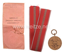 Rumänien 2. Weltkrieg Erinnerungsmedaille an den Kreuzzug gegen den Kommunismus (Medalia comemorativa "Cruciada Impotriva Comunismului")