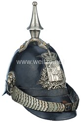 Königreich Bayern Helm Modell 1848 für einen Offizier der Bürgerwehr