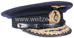 Kriegsmarine dunkelblaue Schirmmütze für Admirale
