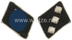 Waffen-SS Paar Kragenspiegel für einen SS-Untersturmführer