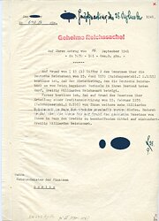 III. Reich - Originalunterschrift von Adolf Hitler als Reichskanzler auf der Adolf Hitler - Kreditermächtigung vom 25. September 1941 mit einer Erhöhung von 120 auf 130 Milliarden Reichsmark