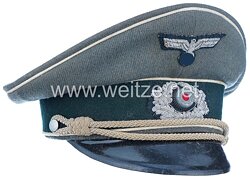 Wehrmacht Heer Schirmmütze für Offiziere der Infanterie
