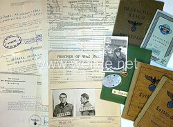 Soldbücher für den späteren Oberleutnant zur See Friedrich Karl Görner bei Kriegsende Kommandant von U-145, 