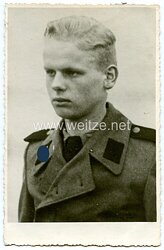 Waffen-SS Foto, SS-Mann einer Sturmgeschützabteilung