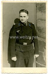 Wehrmacht Heer Foto, Offiziersanwärter der Panzertruppe mit HJ-Leistungsabzeichen