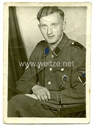 Waffen-SS Foto, SS-Sturmann der SS-Division "Wiking"