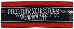 Armbinde "Deutscher Volkssturm Wehrmacht"