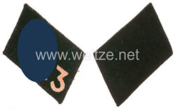Waffen-SS Paar Kragenspiegel für Mannschaften im SS-Regiment 3 "Der Führer"