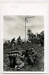Waffen-SS Pressefoto: SS-Männer beim Bunkerbau