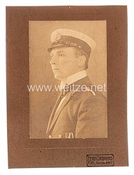 Kaiserliche Marine Kabinettfoto des Fähnrichs zur See «Heinrich Junker»
