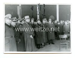 Wehrmacht Foto, Polizeigeneral Kuschow und General Kolb auf einer Feier 9.11.1944