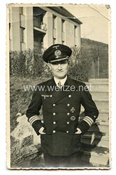 Kriegsmarine Foto, Korvettenkapitän und Ritterkreuzträger der U-Boot Waffe