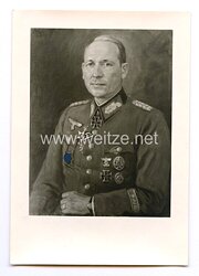 Wehrmacht Foto, Generalmajor und Ritterkreuzträger mit Ärmelband 