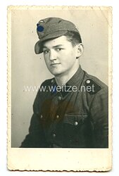 Waffen-SS Portraitfoto, SS-Mann eines SS-Gebirgsjäger-Regiment