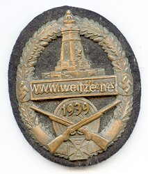 NS Kyffhäuserbund Ärmelabzeichen Wettkampfsieger 1939 in Bronze
