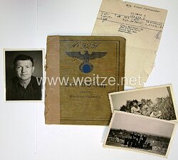 Wehrmacht Heer Soldbuch eines Feldwebel und Angehörigen des Inf.Rgt. Feldherrnhalle
