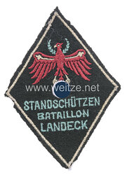 Wehrmacht Volksturm Ärmelabzeichen "Standschützen Bataillon Landeck"