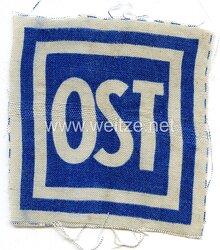 III. Reich Brustabzeichen "OST" für Ostarbeiter