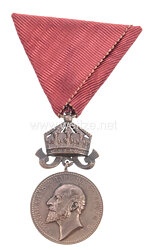 Königreich Bulgarien Verdienstmedaille in Bronze mit der Krone