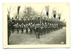 Allgemeine-SS Foto, SS-Soldaten beim Aufmarsch