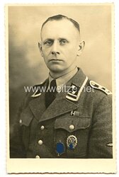 SS Portraitfoto, SS-Hauptscharführer im Sicherheitsdienst (SD)