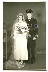 Allgemeine-SS Hochzeitsfoto, SS-Mann der Standarte 55. "Verden Cuxhaven" Sturmbann 12.
