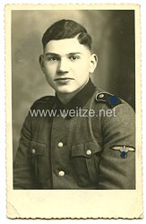 Waffen-SS Portraitfoto, SS-Mann der Leibstandarte SS Adolf Hitler (LAH)