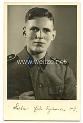 Waffen-SS Portraitfoto, SS-Mann der SS-Division (mot.) Leibstandarte SS Adolf Hitler