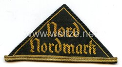HJ Gebietsdreieck "Nord Nordmark" mit goldener Traditionslitze für Mitglieder vor 1933